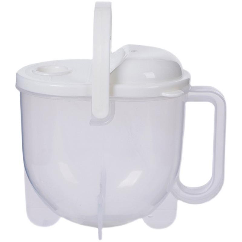 Пластиковая раковина для мытья риса без помощи рук со встроенным сливом