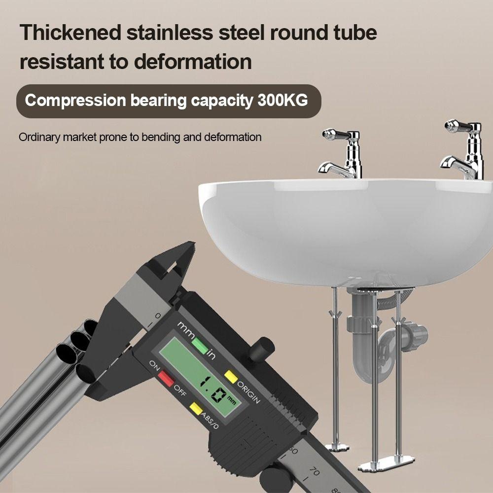 Adjustable Undermount Sink Supports Washbasin Countertop Support Legs Bathroom Washbasin