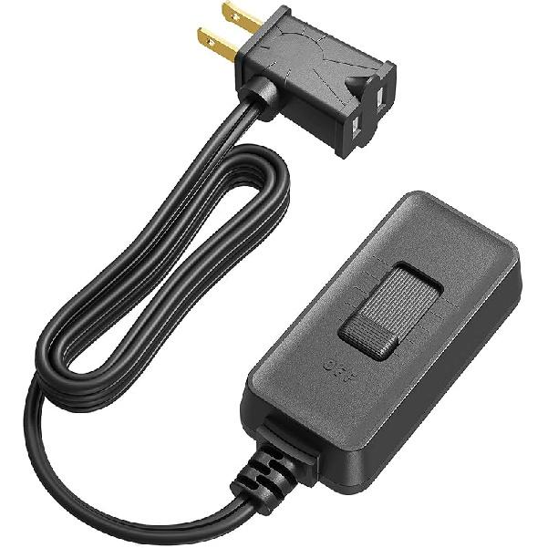 DEWENWILS Plug in Dimmer Switch for Lamp, Table Lamp Dimmer for Dimmable LED/CFL Lights and Incandescent Bulbs, Full Range Slide Control, 5 ft
