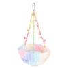 Plush Bird Hanging Hammock Sturdy Suspension Straps Aesthetic Soft Warm Bird Swing Bed for Parrots