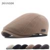 Winter Beret Men's British Vintage Forward Hat Casual Thickened Warm Newsboy Hat Hat