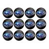8/12Pcs Car Logo Door Shock Absorbing Pad Gasket Sticker For Subaru STI Legacy Levorg XV Mpreza Forester Crosstrek Impreza WRX X111