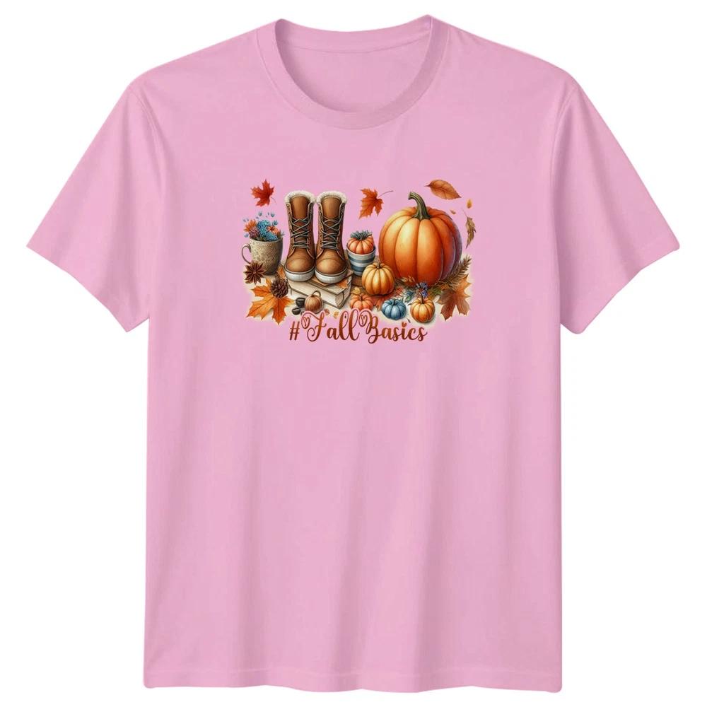 Fall Basics Unisexs TShirt Autumn Boots Pumpkin Spice Thanksgiving Gift For Her