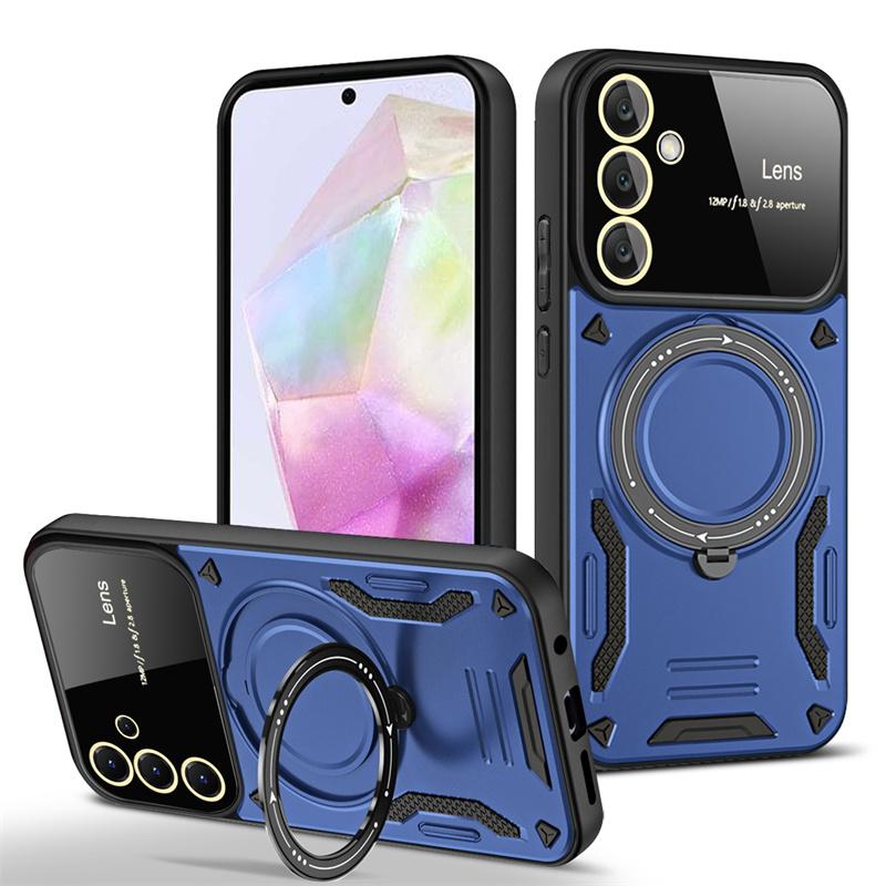 Для Samsung Galaxy A35 5G чехол противоударный бронированный магнитный держатель чехол для Sumsung A35 A 35 Galaxya35 5G 6.6" телефонные чехлы Fundas