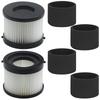 A74G-49-90-0160, 49-90-1951 Filters for Milwaukee Compact Vacuum 0882-20 M18, 2 Pack HEPA Filters and 4 Pack Foam Filters