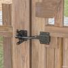 Carbon Steel Self Locking Gate Steel Spring Cable Garden Gate Fastener  Outdoor Use