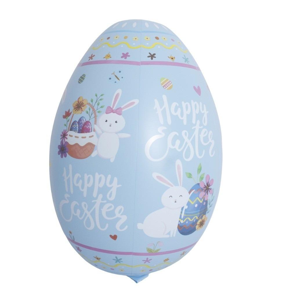 Reusable 41 Inch Easter Egg Balloon Easter Bunny Easter Decor Cute Giant Easter Egg Garden Pendant