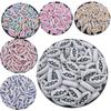 10pcs Ellipse Plane Spacer Alphabet Beads DIY for Jewelry Making Necklace Bracelet