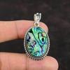 Abalone Shell Pendant Handmade Jewelry 925 Sterling Silver Pendant Statement Pendant Gemstone Pendant Abalone Shell Jewelry Wedding Gifts