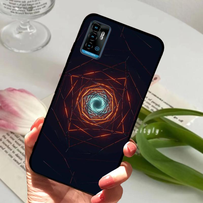 Case For ZTE A71 Coque A 71 Marble TPU Soft Silicone Funda Phone Case For ZTE Blade A71 a71 Shockproof Animals Cover Capa Bumper