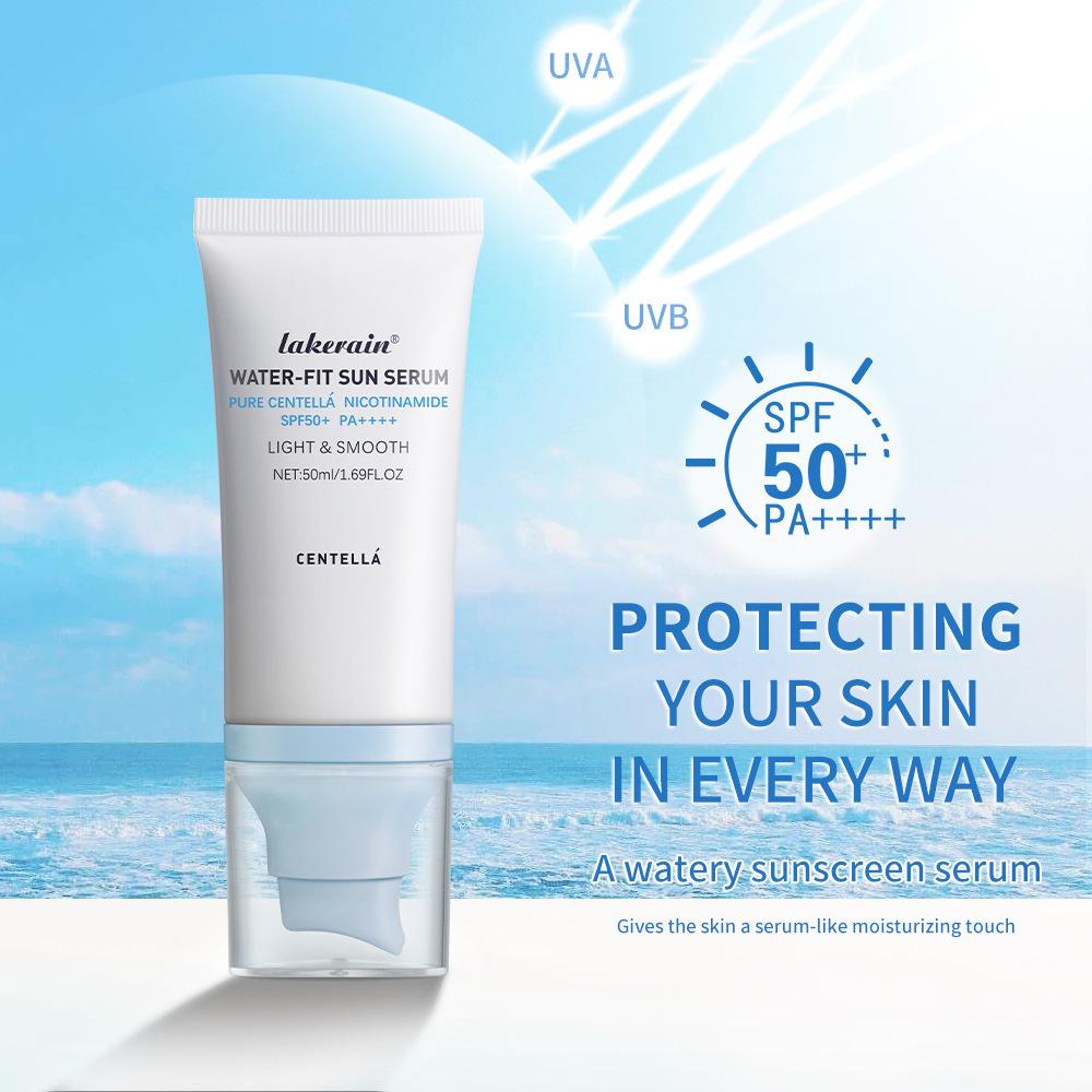 50 мл освежающий защитный крем Centella Asiatica Moisture Light Sunscreen Essence Cream имеет длительный эффект