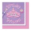Princess Birthday Disposable Napkins (Pack of 16)