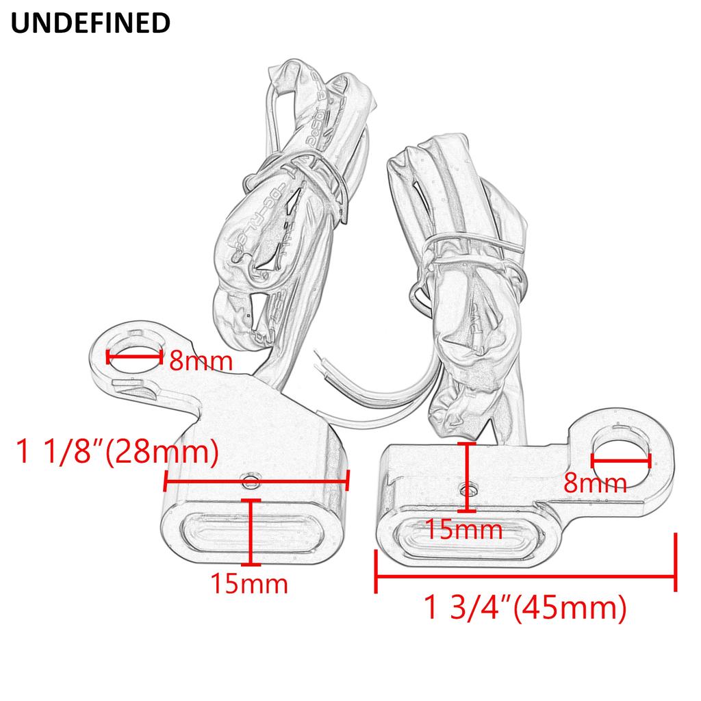 Светодиодный индикатор поворота руля мотоцикла, янтарная лампа для Harley Dyna 1996-2017 Softail Sportster XL