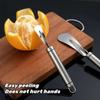 1PCS Creative Fruit Peeler Stainless Steel Orange Peeler Household Grapefruit Peeler 304 Grapefruit Peeler Peeling Knife