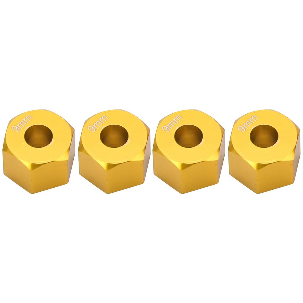 12mm Wheel Hex Hub Adapter 9mm Thick M4 Flange Lock Nuts Wrench Set for 1Celsius10 RC Car