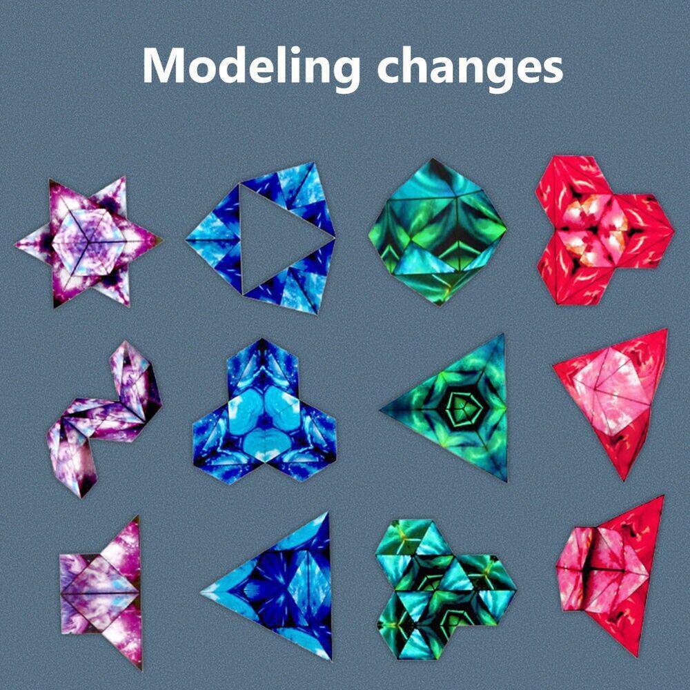 3D Волшебный куб Шашибо, коробка для изменения формы, антистресс, ручная флип-головоломка, игрушки в подарок