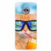 For Moto G6 Plus Case G6 Play Lovely Cat Soft TPU Silicone Transparent Phone Case For Motorola Moto G6 Cover Clear Bumper MotoG6