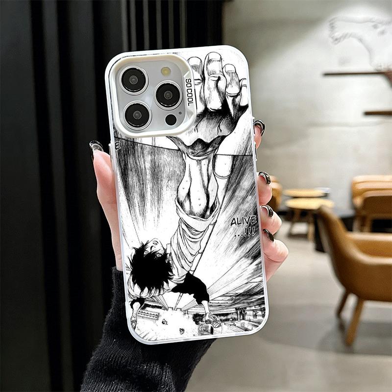 Ультра-перспектива Аниме Мягкий чехол для телефона для iPhone 15 16 17 Pro Max 17Air 16E 14 Plus 13 12 Mini Ударопрочный чехол Задняя крышка