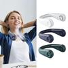 Безлопастной Настольный Вентилятор Hands-Free с USB-зарядкой, Power Bank 5000 мАч, Портативный для Активного Отдыха, Путешествий, Дома, Офиса