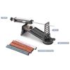 Fixed-angle Knife Sharpener Kit Knife Grinder Professional Fine Medium Coarse 4 Sharpening Stones 120# 320# 600# 1500# for Knife Scissors
