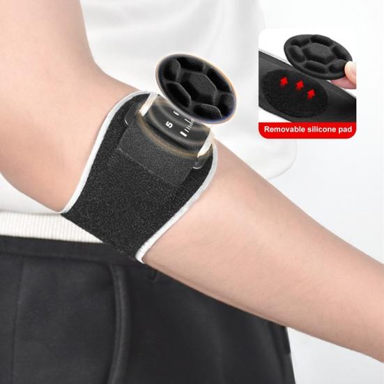 Бандаж для теннисного локтя, съемная силиконовая накладка, поддерживающая повязка для локтя при тендините, эластичная компрессионная повязка на локоть, накладка на руку для занятий спортом и фитнесом