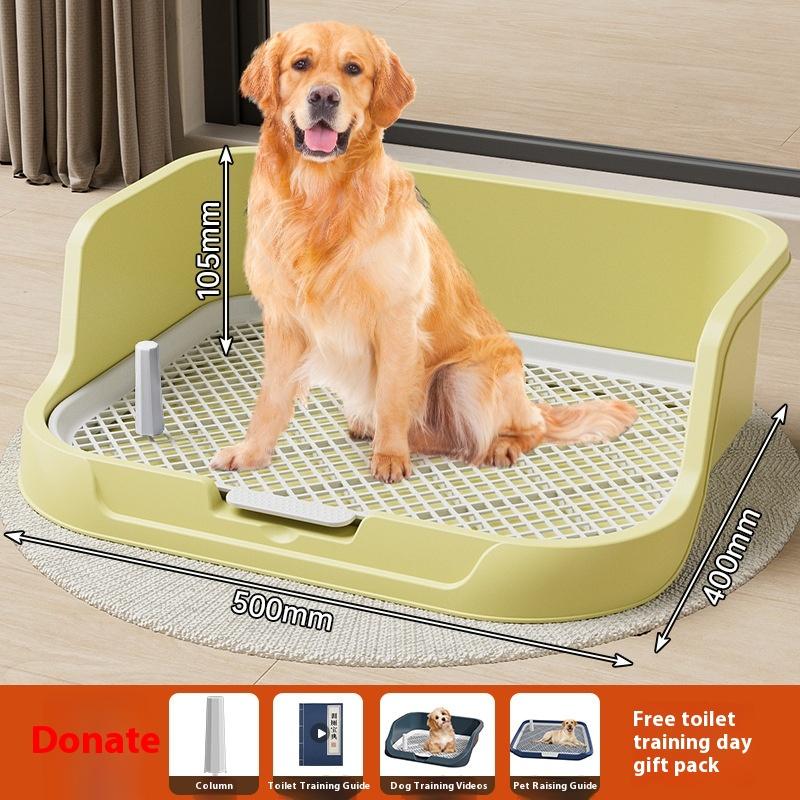 Dog Potty Training Toilet, Plastic Dog Pee Pad Holder With Removable Net, Reusable Dog Potty Trainer Dog Toilet Tray For Pets Up
