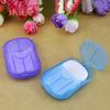 2 Boxes Mini Washing Hand Bath Travel Scented Slide Sheets Foaming Paper Soap Travelling Needs