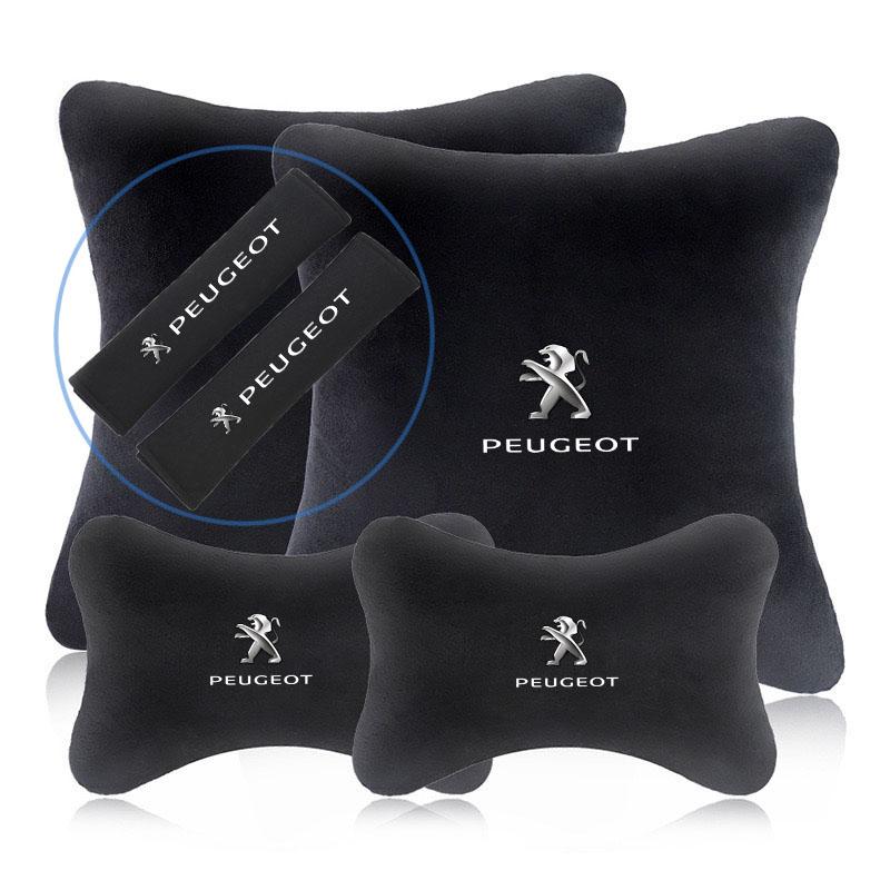 Car Seat Belt Shoulder Cushion Pad Protection Neck Support Pillow for Peugeot 106 206 508 5008 308 3008 208 307 2008 Accessories