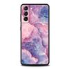 Мраморный чехол для телефона Samsung Galaxy S26 Ultra S25 Plus S24 FE S23 S22 5G S21 S20 Черный Мягкий