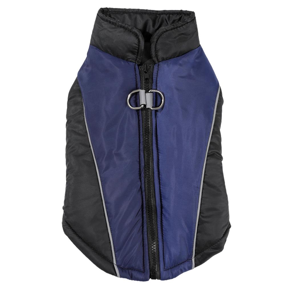 Winter Dog Clothes Reflective Waterproof Pet Jacket Vest For Small Medium Dogs Cat Chihuahua Coat With D-ring Pug Teddy Outfits