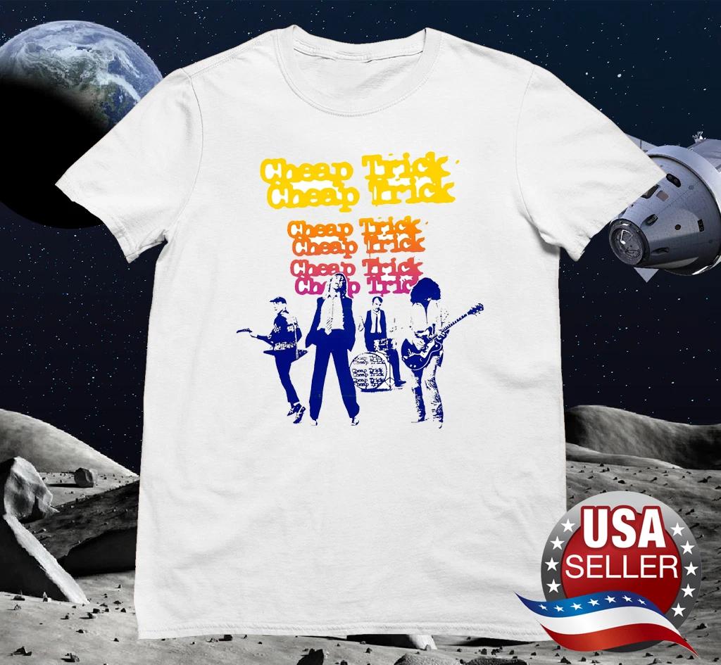 Cheap Trick band poster white T-shirt Unisex Tee All sizes S-5Xl 2F95