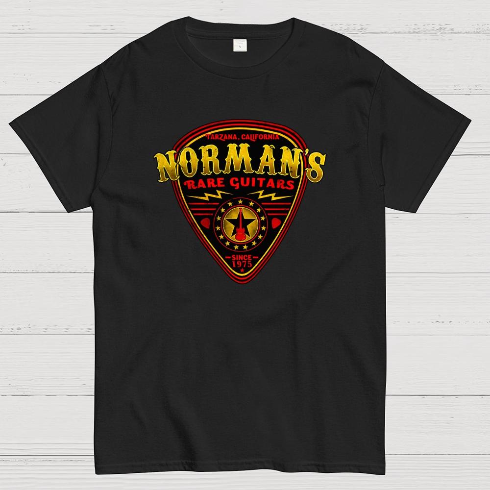 Norman S Rare Guitars Essential Cotton Summer Casual Cool Loose T-Shirt
