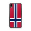 Coque iPhone - Drapeau Île Bouvet - Modèle Drapeau - Souple - Multicolore - Compatible iPhone XR