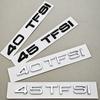 Для 40 TFSI A3 A4 A5 Q3 Q5 45 TFSI A4 A5 A6 A7 Q5 Q7 Q8 Внешние аксессуары ABS Буквы на автомобиль Значок на задний багажник Наклейки