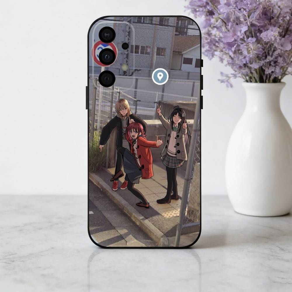Чехол для телефона Anime G-GIRLS B-BAND C-CRY для Samsung Galaxy A73, A72, A71, A70, A53, A52, A51, Другие Мягкий Черный Корпус