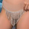 Европейская и американская мода, цепочка на талию и тело с кисточками из стразов для женщин - аксессуар для вечеринки в ночном клубе