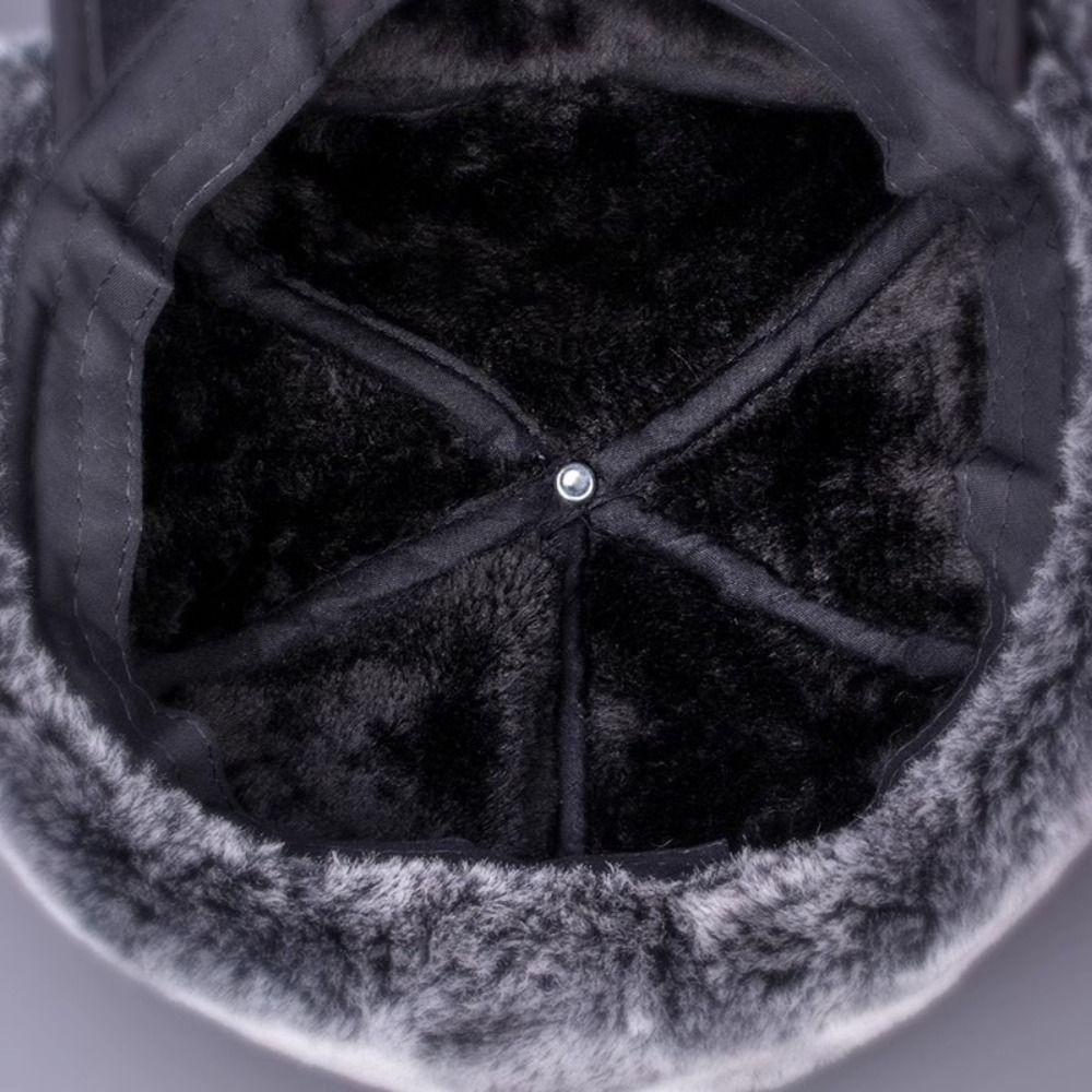 High Quality Windproof Winter Hats Winter Ski Cotton Warm Snow Cap With Earflap Mask Ear Protection Thick Balaclava Outdoors