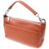 Сумка для женщин среднего размера на три отделения из натуральной кожи VINTAGE Bag 22804 Рыжий
