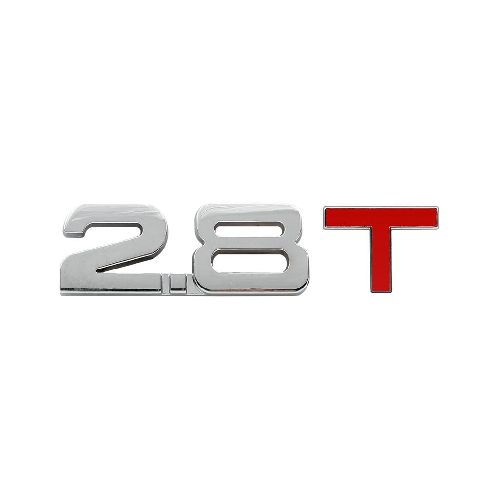 Новейшая автомобильная 3D металлическая наклейка с логотипом 1.3T 1.4T 1.5T 1.6T 1.8T 2.0T 2.2T 2.4T 2.5T 2.8T 3.0T Высококлассная универсальная наклейка для стайлинга автомобилей