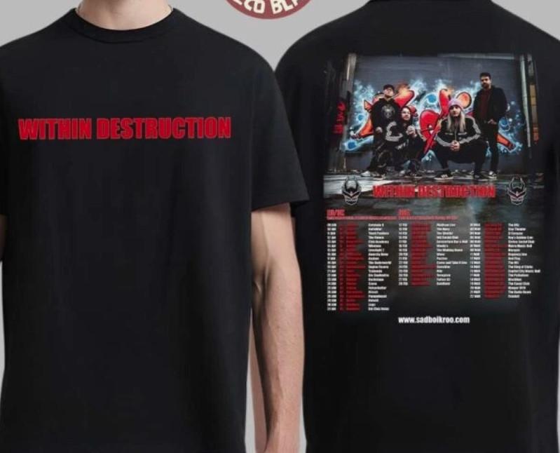 Within Destruction 2026 World Tour Europe UK And USA T-Shirt