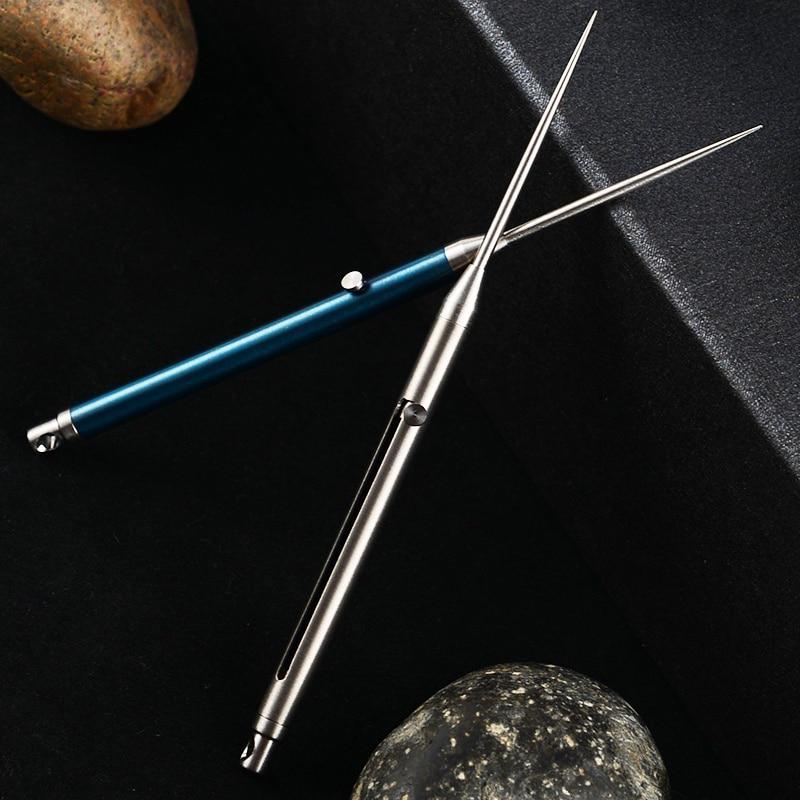 Титановый держатель для зубочисток, фруктовая вилка, уличный EDC держатель для зубочисток, водонепроницаемый карманный, экологически чистый для путешествий, кемпинга, инструмент