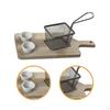 Chip Dipping Serving Basket Cheese Appetizer Platter Party Supplies French Fries Wood