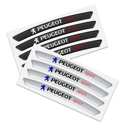 Для Peugeot Стайлинг Автомобиля Значок На Ступицу Колеса Наклейки На Диск Шины Аксессуары Для Peugeot 206 207 307 3008 2008 308 407 408 508 301