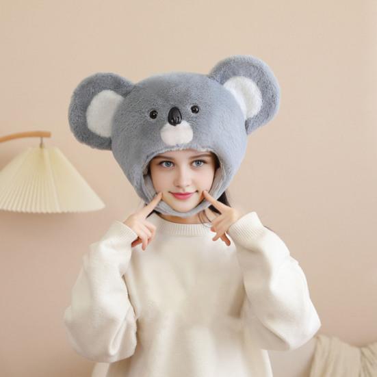 Повязка на голову Коала Мягкий плюшевый головной убор для Хэллоуин вечеринки Косплей Фото реквизит Милый аксессуар для костюма коалы