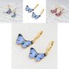 Creative Butterfly Alloy Earrings Trendy European American Womens Jewelry