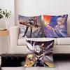 H-Honkai Impact Anime Cartoon Pillow Cover Design Cushion Cover Decor Holiday Decorati