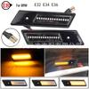 Светодиодные динамические указатели поворота для BMW E32 E34 E36 M3 3 5 7 серии - Белый корпус Автомобильные боковые огни
