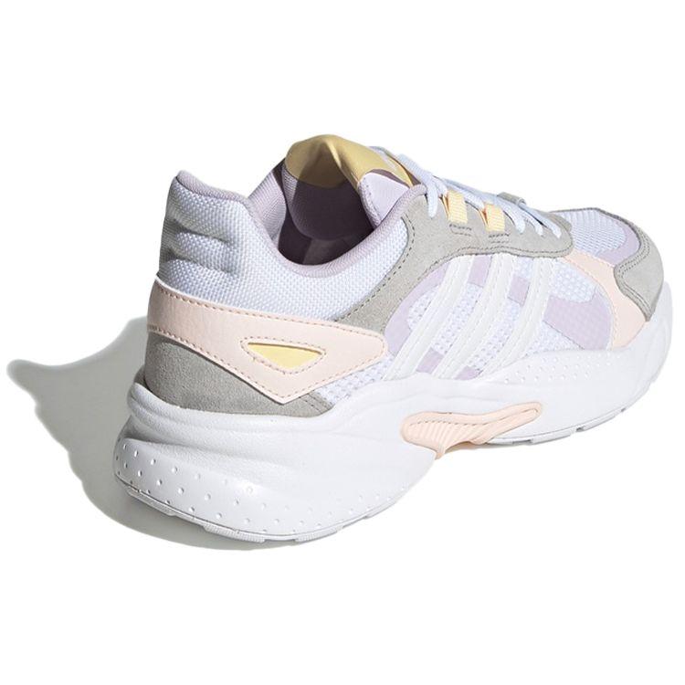 adidas Neo Crazychaos Shadow Удобная сетка Нескользящие Износостойкие Дышащие Низкие Повседневные Кроссовки для Бега Женские кроссовки Серый Белый Розовый FY7828