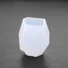 DIY 3D Geometric Shape Stone Candle Mold Silicone Mold Plaster Crafts Mold Candle Resin Soap Mold Christmas Home Decoration