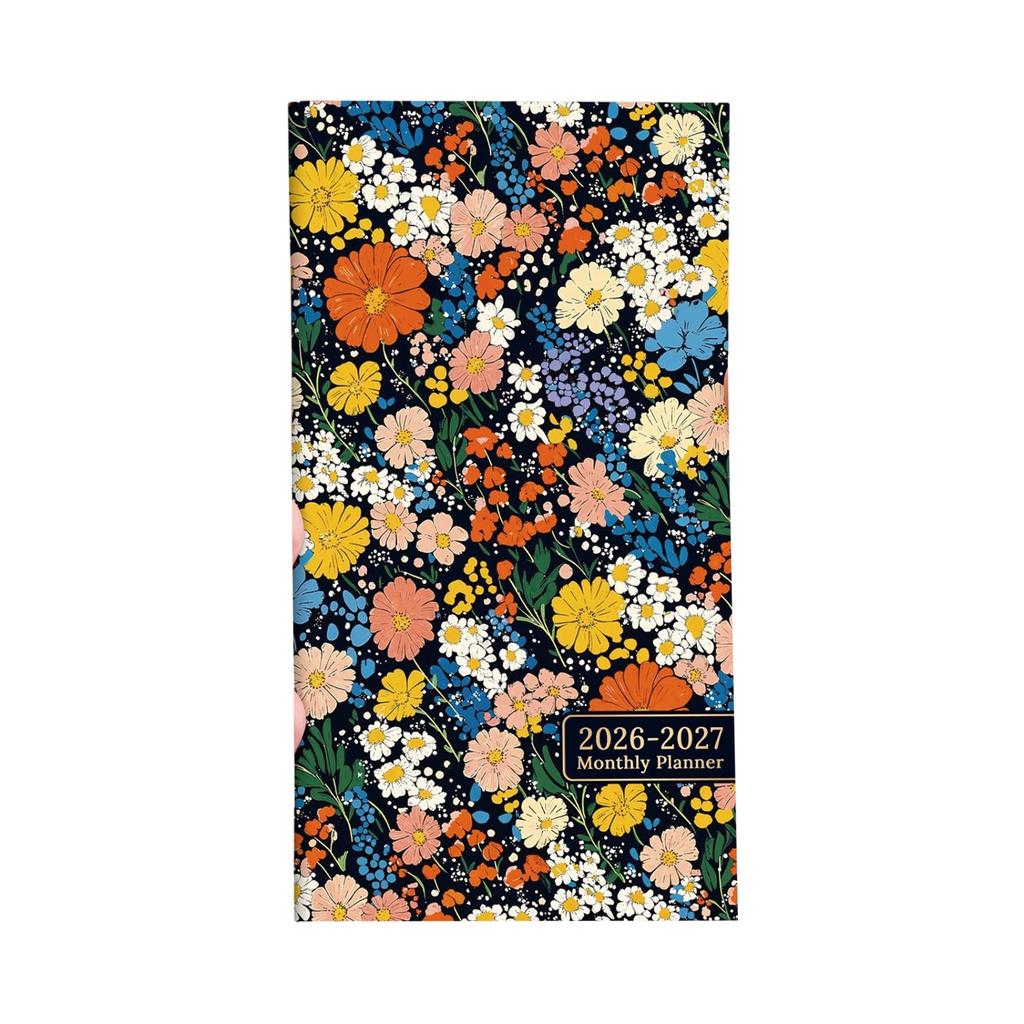 Карманный календарь 2026-2027 - Планировщик дат, Портативный органайзер расписания, Месячный и годовой планировщик